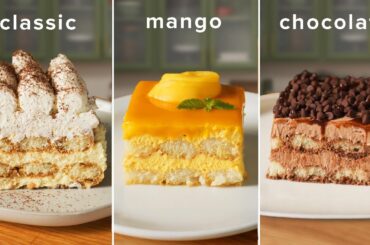The Best Ways to Make Tiramisu (Classic, Chocolate & Mango)