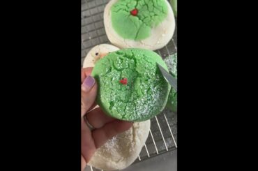 Pandan Mochi Cookies