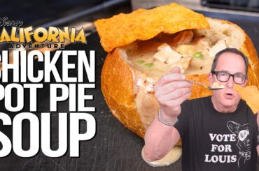 I TURNED DISNEY'S FAMOUS CHICKEN POT PIE SOUP INTO THE ULTIMATE BREAD BOWL