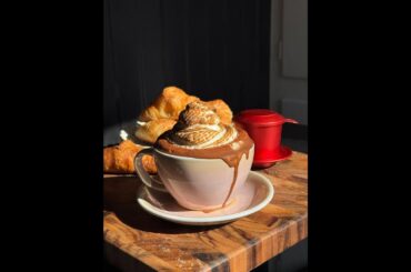 Vietnamese Coffee Hot Chocolate