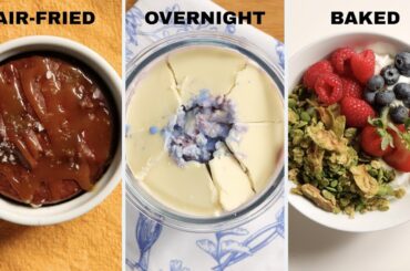 Overnight vs Baked vs Air Fried Oats