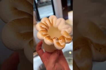 @Foodvsmia visits @glacenewyork for their toasted marshmallow with a thick pistachio hot chocolate!