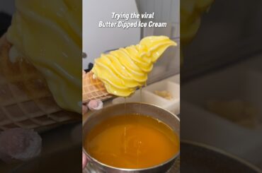 Butter Dipped Ice Cream @papadamour in NYC!! Would you try it?! @Foodvsmia