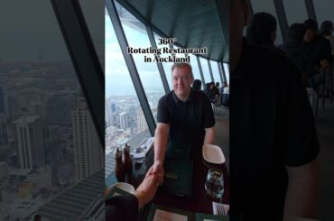 360° rotating restaurant in Auckland. #skytower #rotatingrestaurant #finedining #datenight