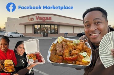 I Ate ONLY Facebook Food for the ENTIRE Day | Best Plate Wins $1,000 CASH!! (VEGAS Edition)