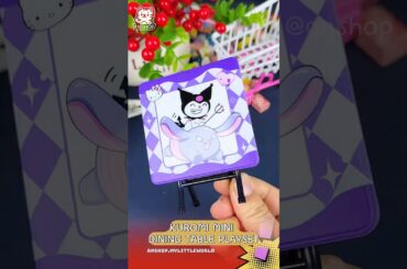 kuromi mini dining table playset | bộ đồ chơi bàn ăn mini