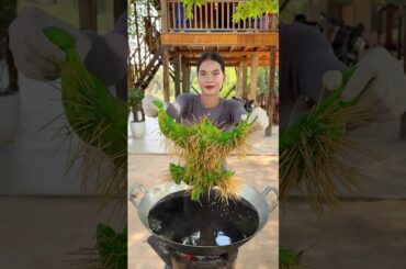 Cooking deep fried green chicken recipe