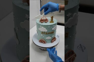 The Ultimate Car-Themed Cake Decorating Party #carcake #shorts #ytshorts #viral