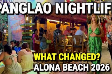 Philippines BEST Nightlife on PANGLAO ISLAND 2026! 🇵🇭 Alona Beach - Restaurants, Bars, Food Prices!