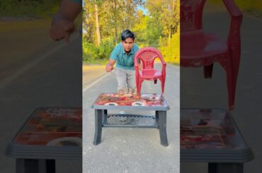 Mini Wooden Chair Table Vs 1 Seater Dining Table Set Unboxing & Fitting 😍