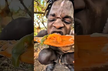 Real African Village Life | Hadzabe Tribe Cooking and Culture.#shorts #cooking