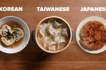 Japanese vs Korean vs Taiwanese Dumplings