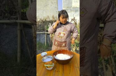 ❤️Today my grandma eats snacks 💕#Shorts #food #tranding #cooking #youtubeshort #grandma