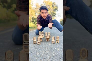 New Mini 2 Set Dining Chair Table Unboxing And Review Test #shortsfeed