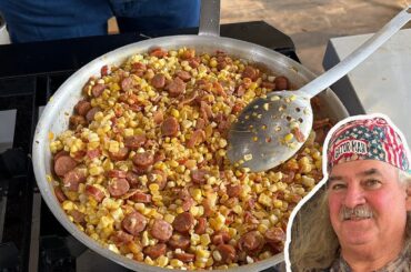 Cooking Cajun Corn Maque Choux with Bruce Mitchell