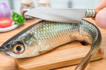 Yummy Miniature Blooming Fish Fried Recipe 🐟 Cooking Mini Food In Miniature Kitchen - Mini Cooking