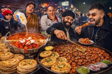 99/- BESTEST Delhi Street Food | American Sardarji Hyderabadi Biryani, Old Dilli Kathi Kebab Paratha