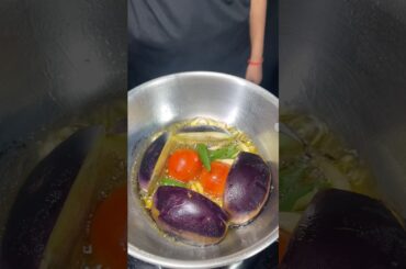 Baigan Ka Bharta ASMR Cooking #shorts #cooking #asmr #baiganbharta #recipe #bharta #viral #ytshorts