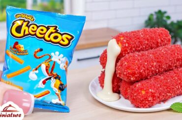😋 So Crispy Mini Mac n’ Cheetos Recipe | ASMR Cooking Mini Food