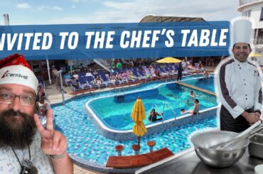 Final Sea Day and the Chef's Table on the Carnival Paradise