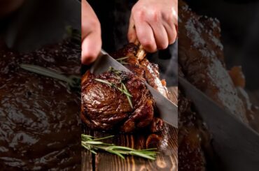 Ultimate Juicy Beef Leg Roast – Perfectly Sliced! 🍖 #foodasmr #food #foodnerd #mouthwateringrecipes