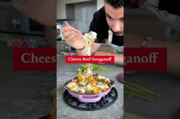 Cheesy Beef Stroganoff ft. @ChefJoeSasto  #beef #strogonoff #beefitswhatsfordinner