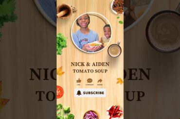 Tomato Soup with Chef Nick & Aiden #cooking #kids #kidscooking #soup
