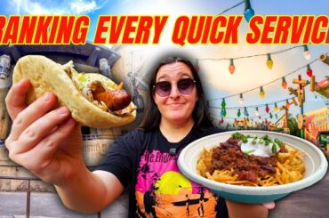 RANKING EVERY QUICK SERVICE RESTAURANT IN HOLLYWOOD STUDIOS- Walt Disney World