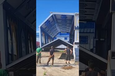 Multi-purpose smart truck container folding party event restaurant trailer#Dining room#Party trailer