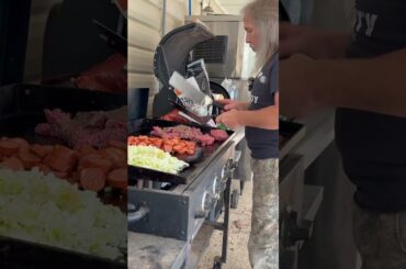 Dirty rice on the Blackstone ￼