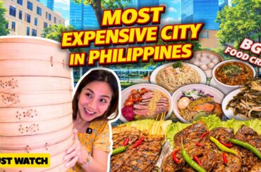 Eating in the MOST EXPENSIVE City in the Philippines | BGC Food Crawl | Din Tai Fung