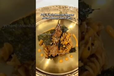 Peanut Butter Soy Noodles, but make it Fine Dining! (Culinary Class Wars) #relatable #asmr #cooking