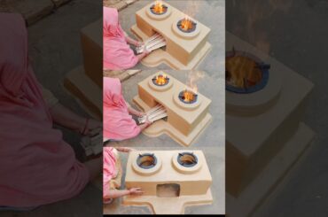 How to make Multiple Outdoor kitchen । Primitive Technology Oven and Chulha। Mitti ka Chulha #viral