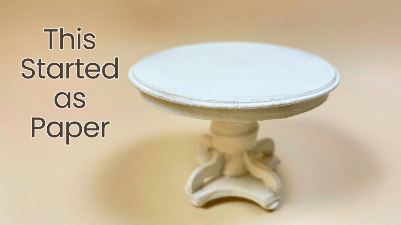 Mini Pedestal Dining Table (Two Options + Free Pattern) Mini Pedestal Dining Table (Two Options + Free Pattern)
