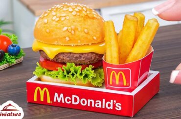🍔 So Juicy Mini McDonald’s Big Mac Recipe | ASMR Cooking Mini Food