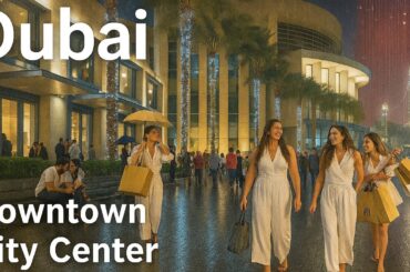 Dubai [4K] Amazing Dubai City, Downtown Dubai Walking Tour 🇦🇪