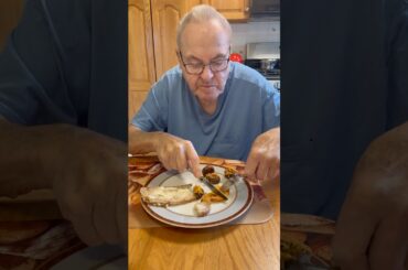 Opa Eats Butterbrot Like Fine Dining 🍞 | Fork & Knife Skills On Point! #Shorts #OpaEats #Butterbrot