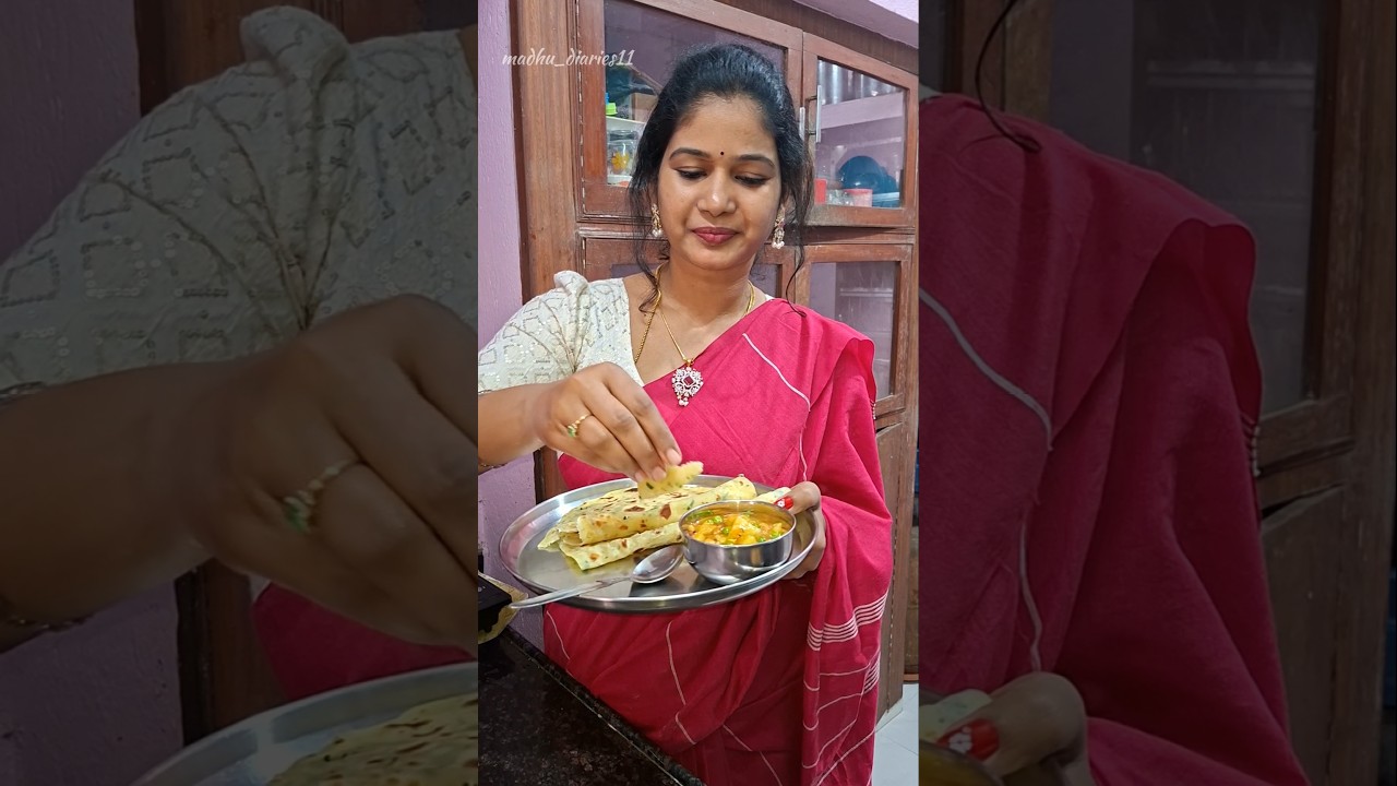 రేష్మి పరాటా 😋 #ReshmiParatha #viral #trendingshorts #cooking @madhu_diaries11 రేష్మి పరాటా 😋 #ReshmiParatha #viral #trendingshorts #cooking @madhu_diaries11