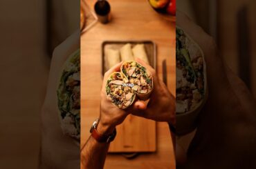 chopped chicken caesar wrap recipe ⤵️ #dinnerrecipe #lunch #healthy #cooking