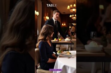 Fine Dining Service Vocabulary in English | Word + Meaning + Example