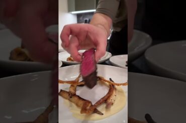 Wagyu Zabuton with Coffee, Vanilla and Parsnips #steak #nystrip #chef