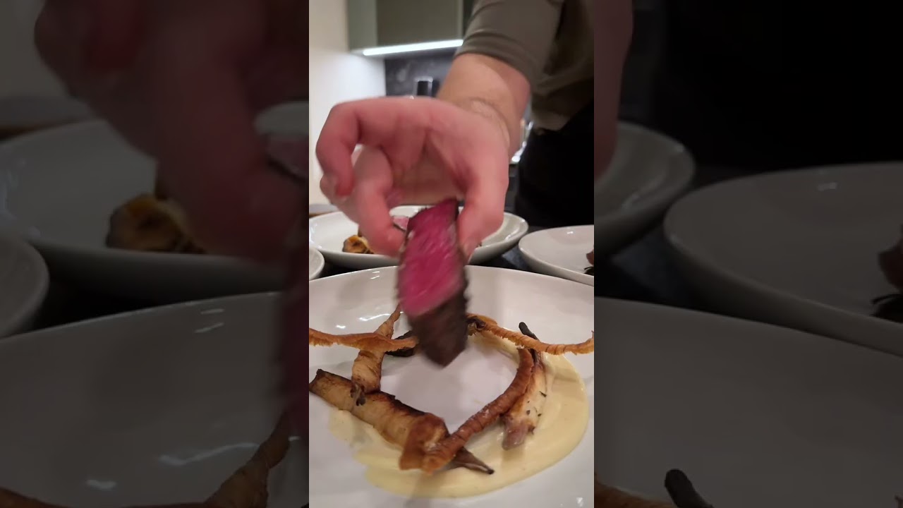 Wagyu Zabuton with Coffee, Vanilla and Parsnips #steak #nystrip #chef Wagyu Zabuton with Coffee, Vanilla and Parsnips #steak #nystrip #chef