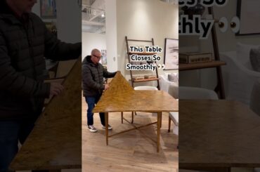 This Table Closes So Smoothly 👀 | Space-Saving Dining Table