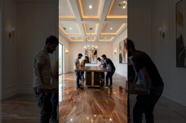 This Luxury Dining Room Floor Is Insane 😍 #shorts