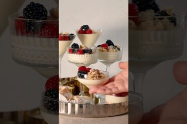 This effortless dessert can be prepared ahead & served straight from the fridge to the table #recipe