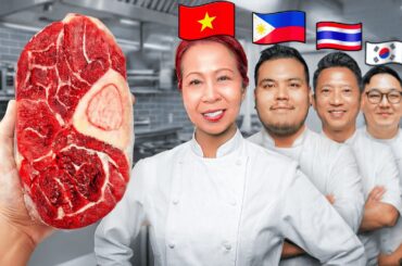 I Asked 5 Asian Chefs How they Cook Beef!
