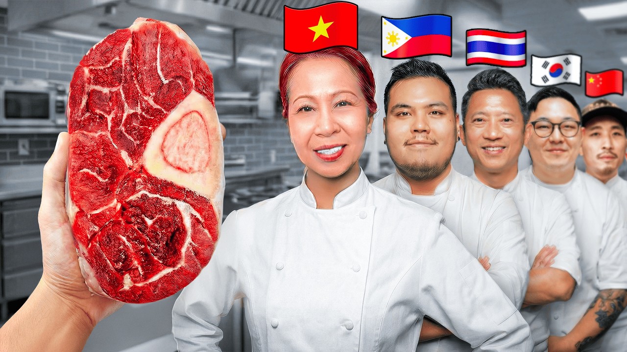 I Asked 5 Asian Chefs How they Cook Beef! I Asked 5 Asian Chefs How they Cook Beef!