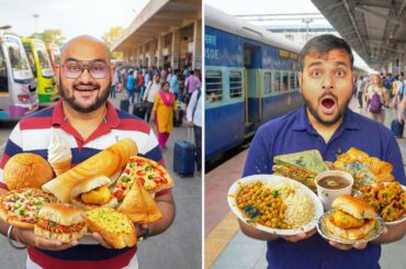 Bus Station Food Vs Railway Station Food Challenge | Viwa Food World