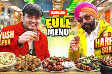 Trying Chef Harpal Restaurant Full Menu