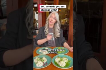 There is only one true way to eat khinkali. With freshly ground black pepper 🤌🏻🥟❤️